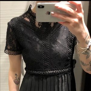 Lace black dress